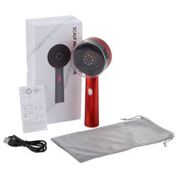 Electric Hair Regrowth Brush with Infrared Light Machine Acupoint Scalp Massage Anti-Hair Loss Exercise Hair Scrubber Combs